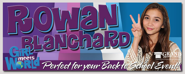 book a celebrity Rowan Blanchard event